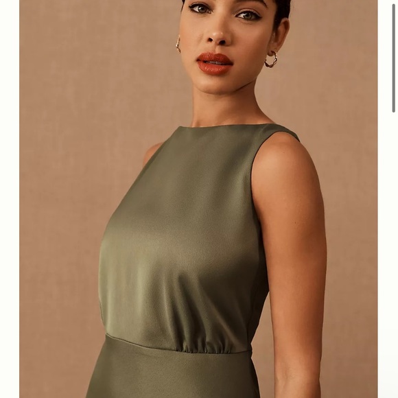 Beckett Satin Maxi Dress-Anthropologie - Picture 3 of 9